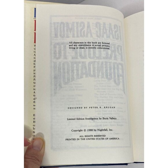 Isaac Asimov - Prelude to Foundation - Doubleday 1988 First Edition Hardcover DJ - Picture 7 of 8